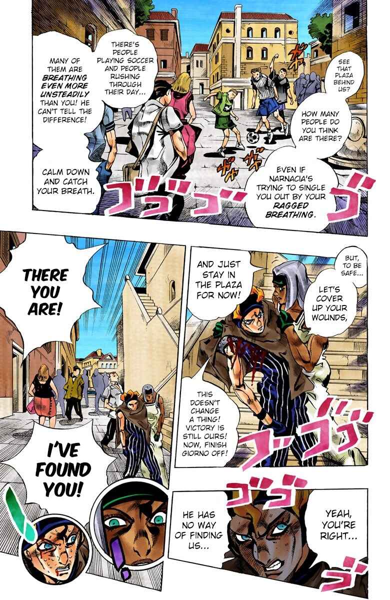 JoJo no Kimyou na Bouken: Part 5 - Ougon no Kaze Color-ban Chapter 91 - Page 11