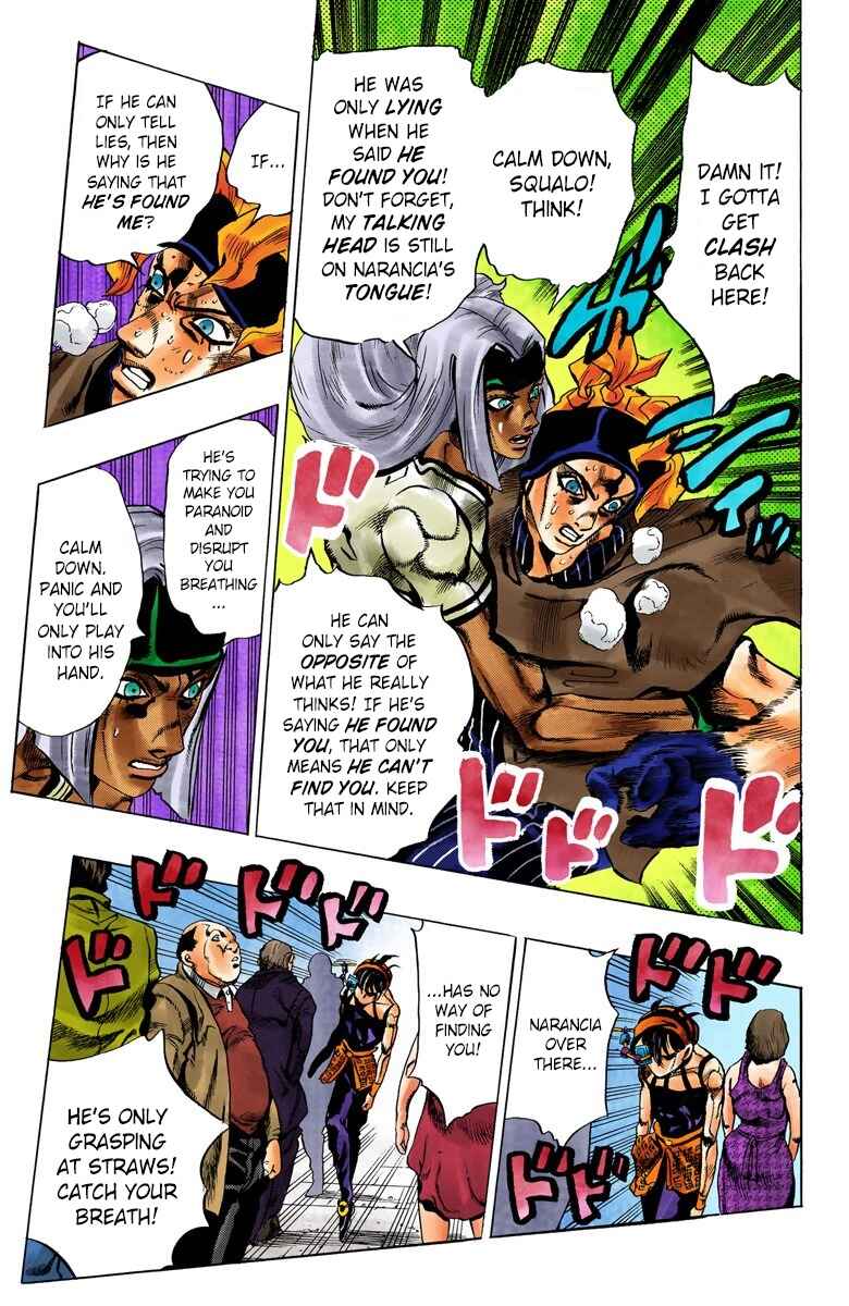 JoJo no Kimyou na Bouken: Part 5 - Ougon no Kaze Color-ban Chapter 91 - Page 13