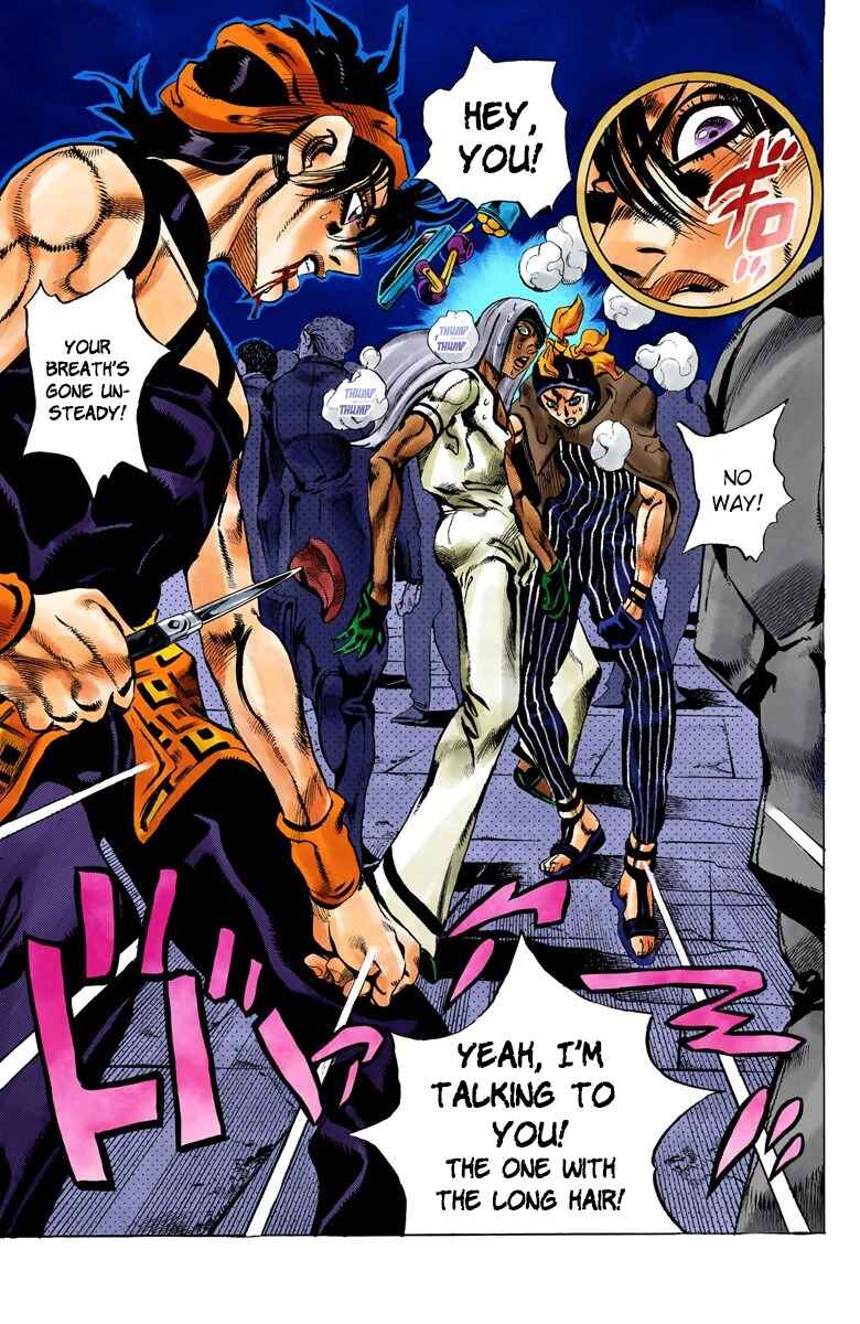 JoJo no Kimyou na Bouken: Part 5 - Ougon no Kaze Color-ban Chapter 91 - Page 19