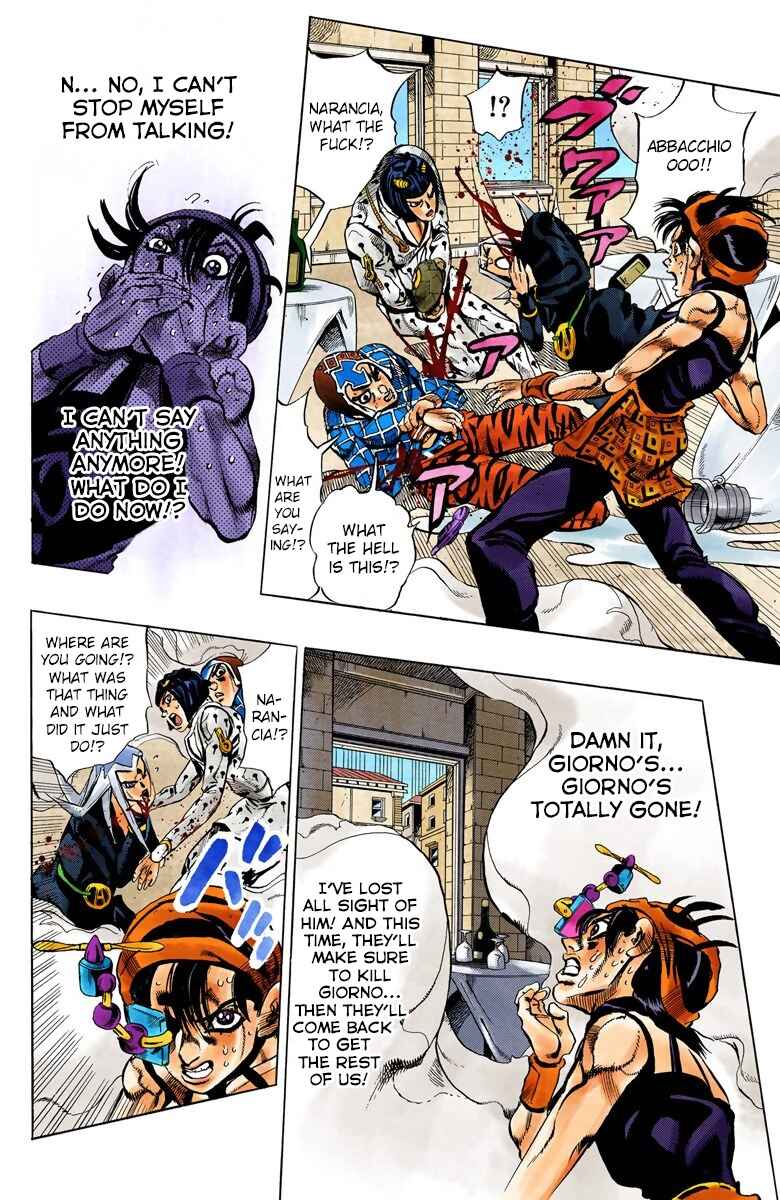 JoJo no Kimyou na Bouken: Part 5 - Ougon no Kaze Color-ban Chapter 91 - Page 6