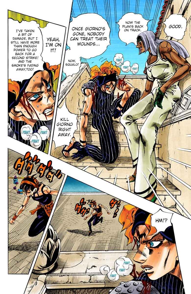 JoJo no Kimyou na Bouken: Part 5 - Ougon no Kaze Color-ban Chapter 91 - Page 8