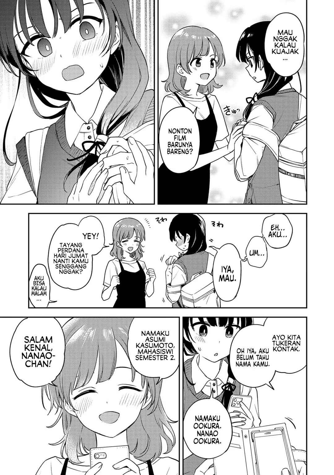 Asumi-chan wa Les Fuuzoku ni Kyoumi ga Arimasu! Chapter 9 - Page 9