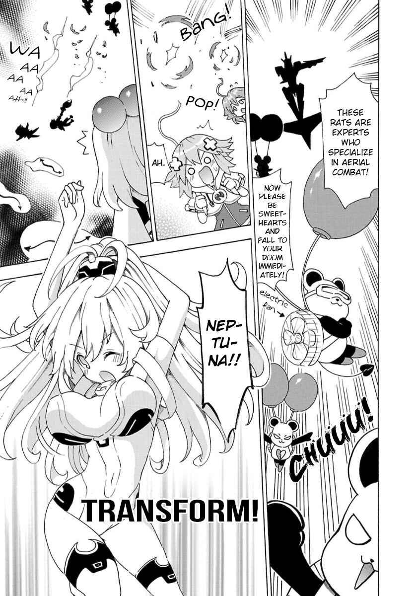 Choujigen Game Neptune - Megami Tsuushin Chapter 28 - Page 17