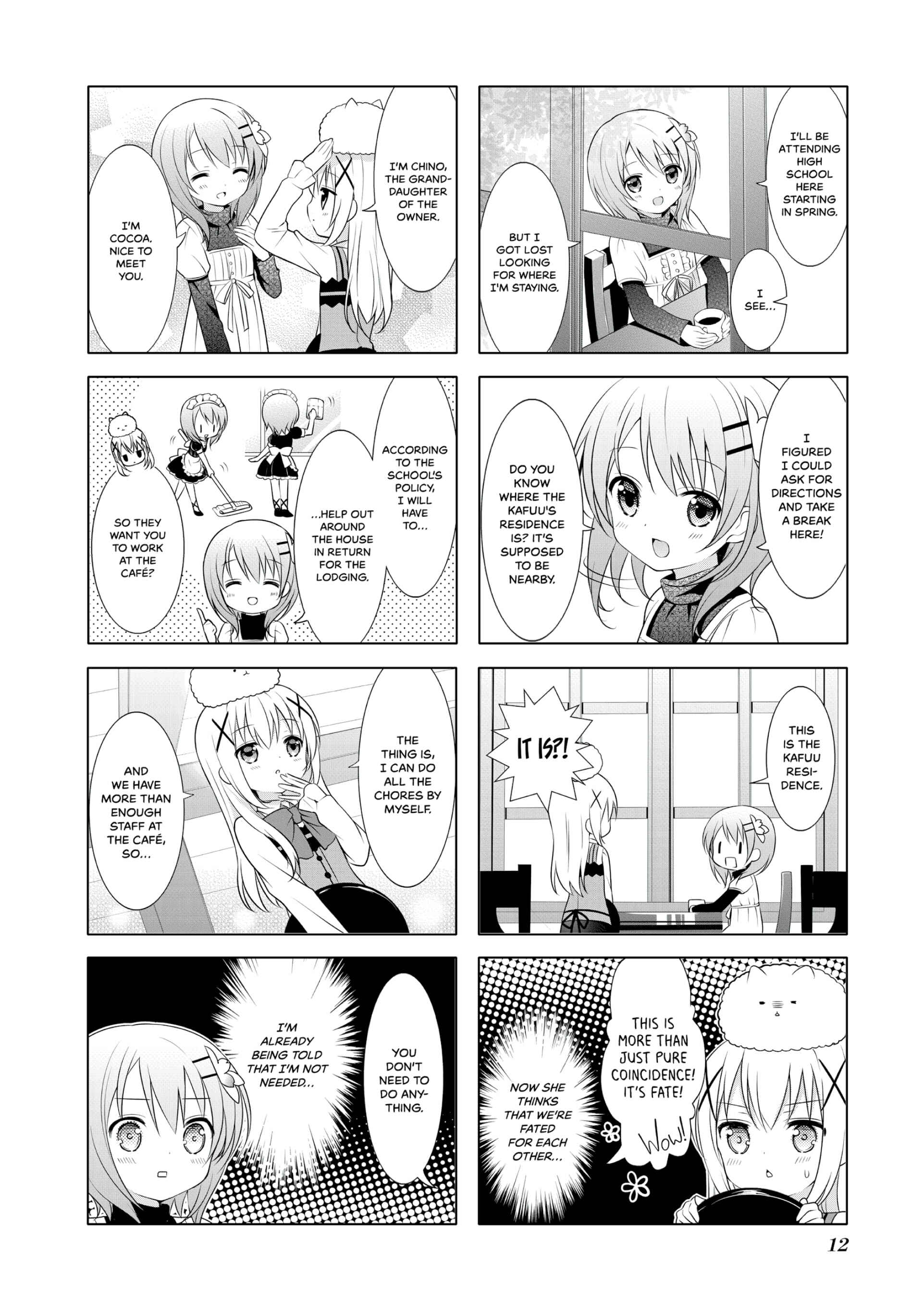 Gochuumon wa Usagi desu ka? Chapter 1 - Page 4