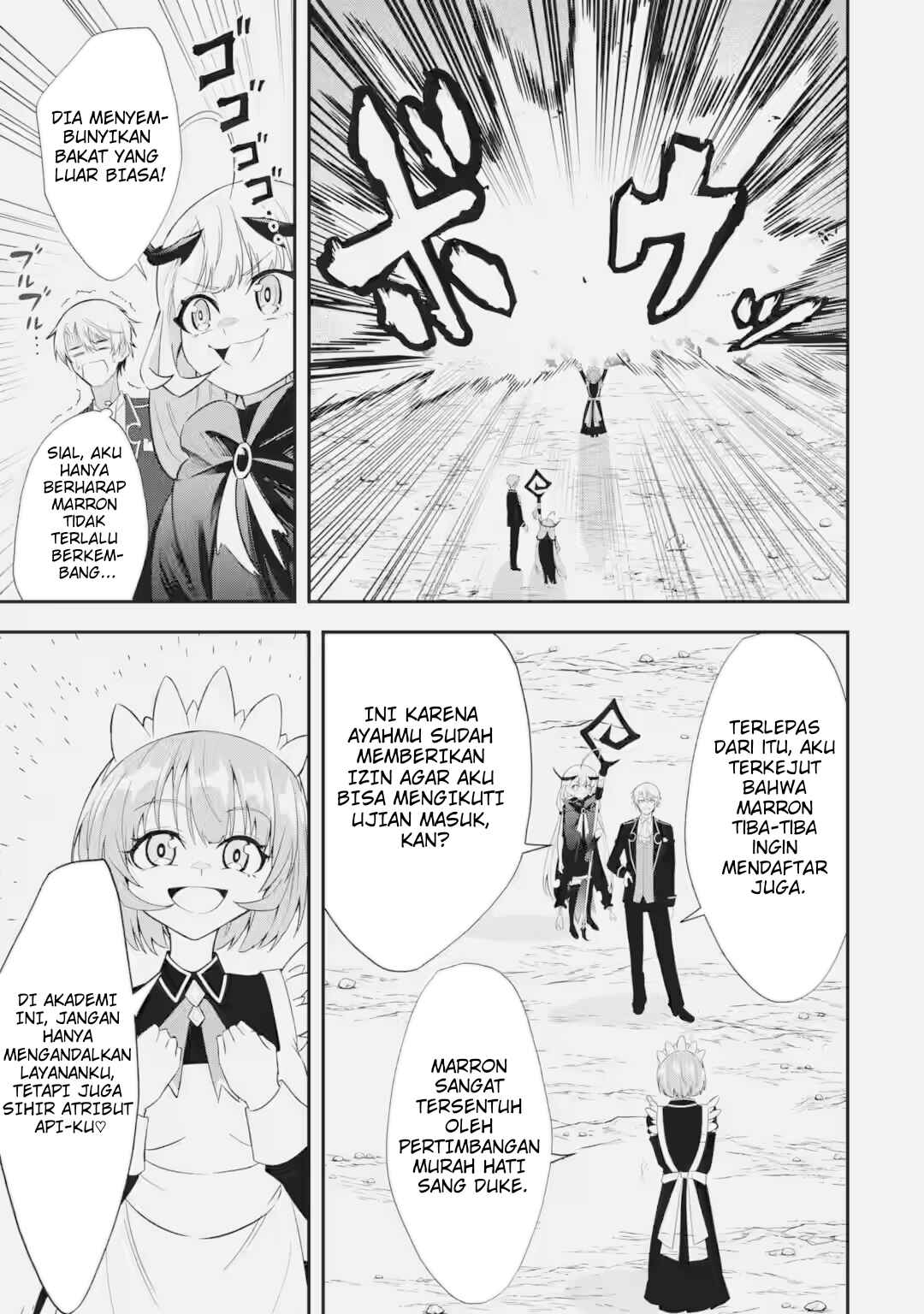 Shokei Flag no Akuyaku Kizoku ni Tensei Shita ga, Shinitakunai node Yami Mahou o Kiwamete Heroine-tachi o Sukuimasu Chapter 3.3 - Page 4