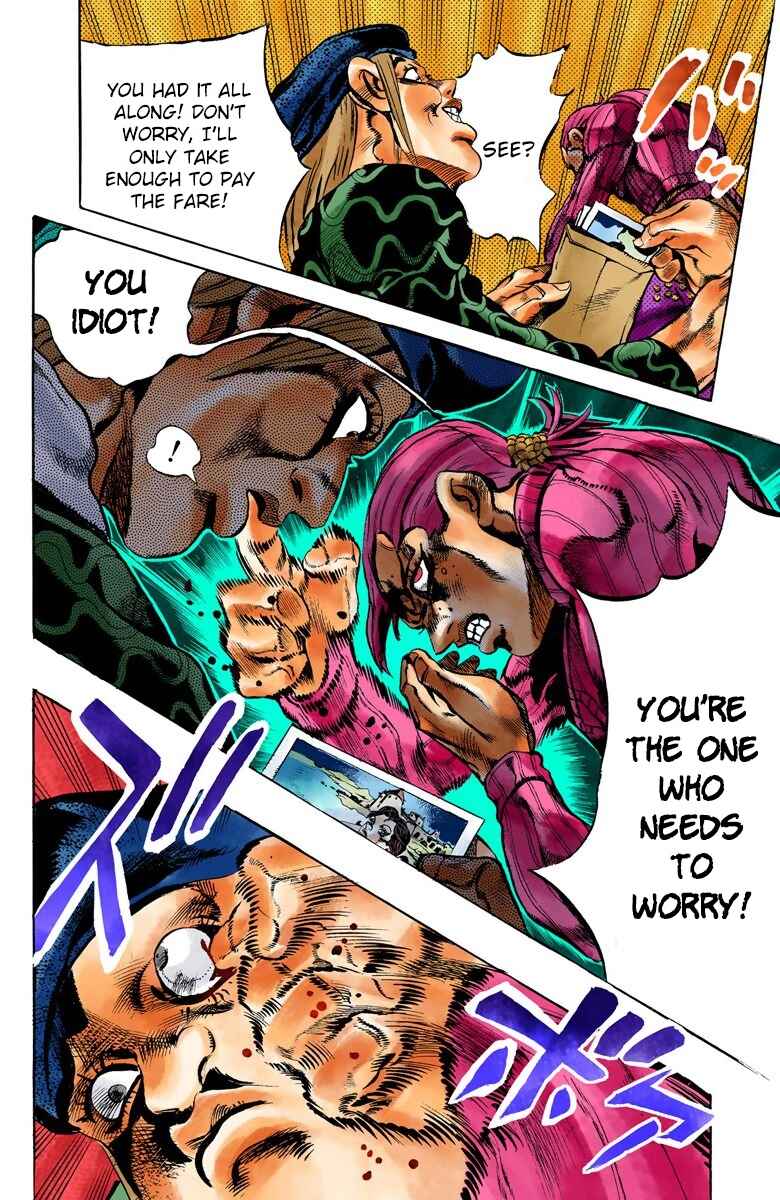JoJo no Kimyou na Bouken: Part 5 - Ougon no Kaze Color-ban Chapter 103 - Page 10