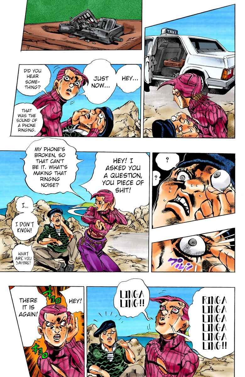 JoJo no Kimyou na Bouken: Part 5 - Ougon no Kaze Color-ban Chapter 103 - Page 13