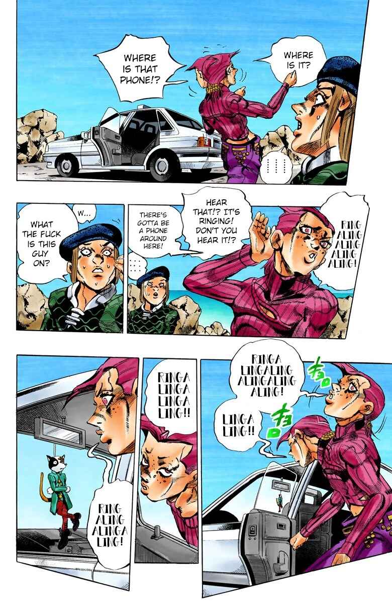 JoJo no Kimyou na Bouken: Part 5 - Ougon no Kaze Color-ban Chapter 103 - Page 14