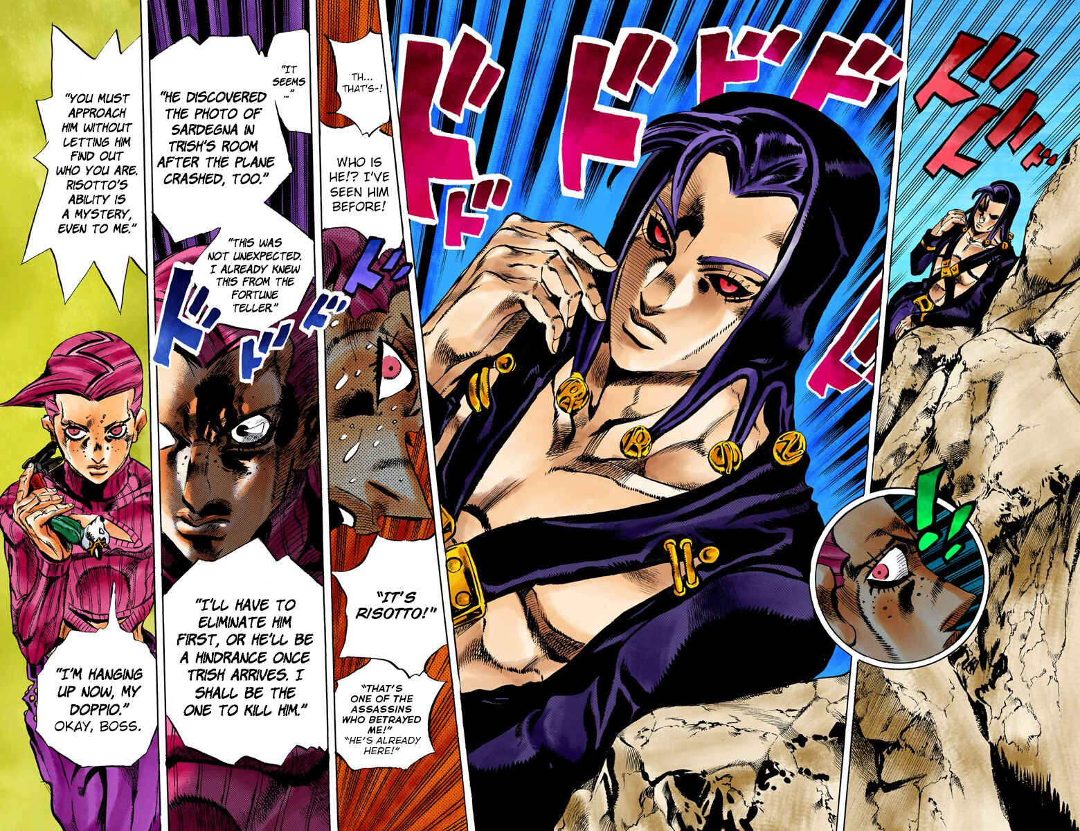 JoJo no Kimyou na Bouken: Part 5 - Ougon no Kaze Color-ban Chapter 103 - Page 18