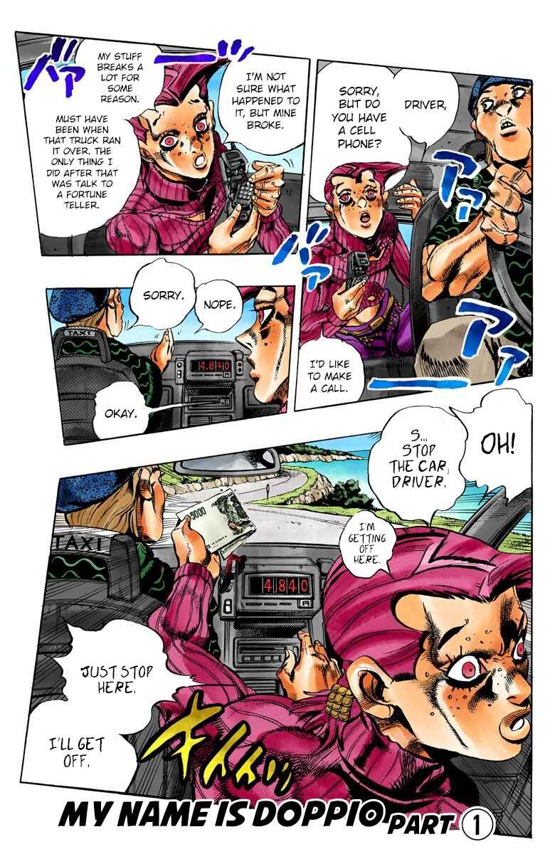 JoJo no Kimyou na Bouken: Part 5 - Ougon no Kaze Color-ban Chapter 103 - Page 2