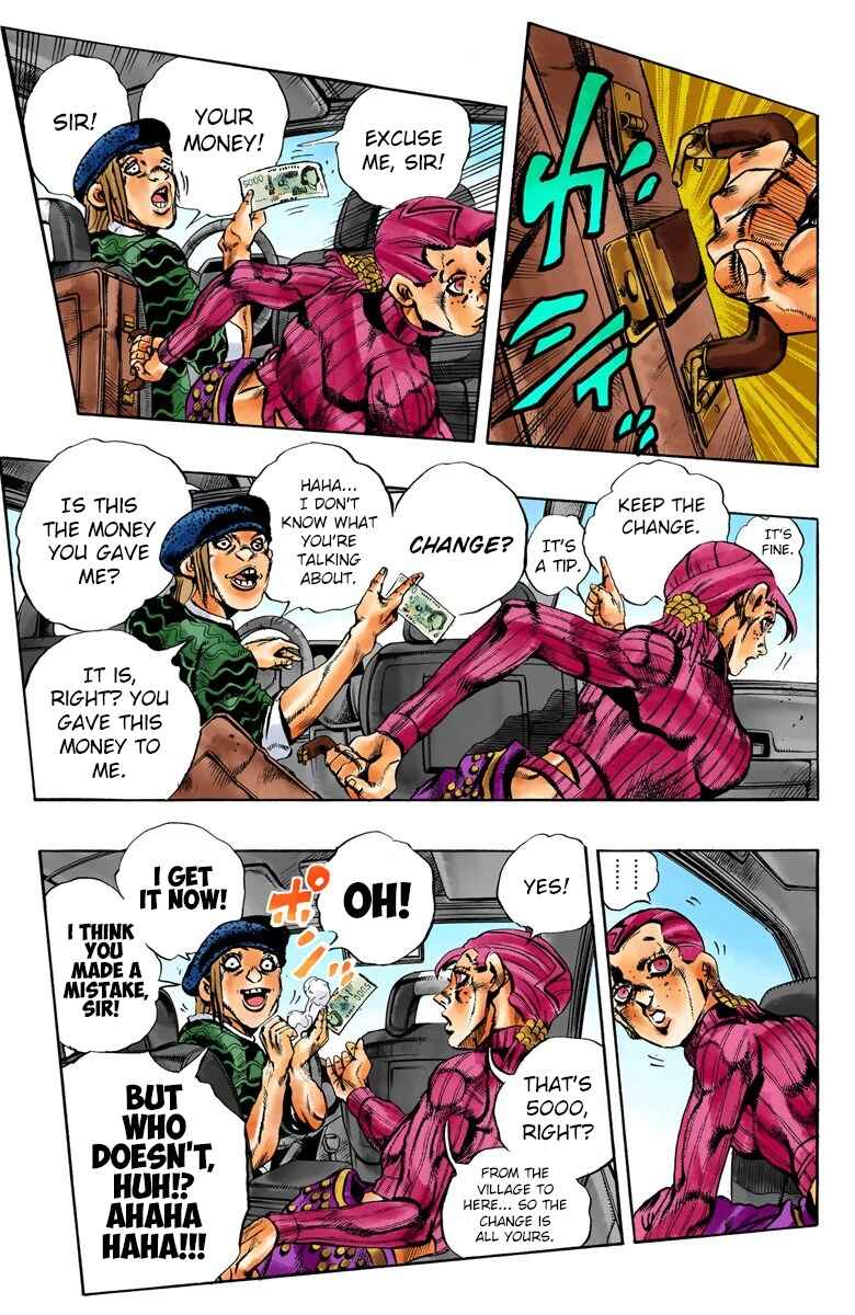 JoJo no Kimyou na Bouken: Part 5 - Ougon no Kaze Color-ban Chapter 103 - Page 5