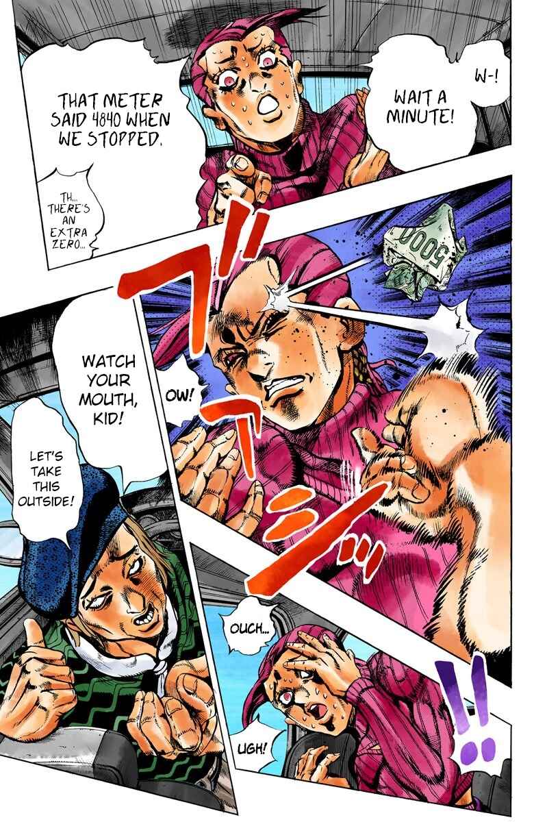 JoJo no Kimyou na Bouken: Part 5 - Ougon no Kaze Color-ban Chapter 103 - Page 7