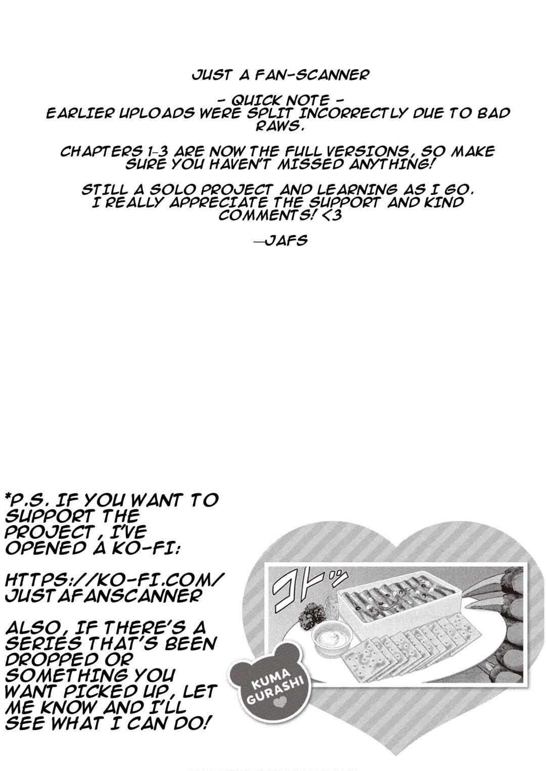 Kumagurashi Chapter 4 - Page 1