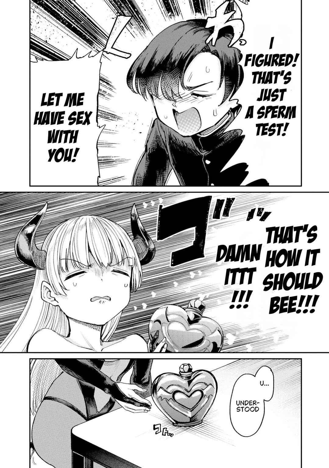Keppeki Succubus wa ××× ga Okirai Chapter 1 - Page 21