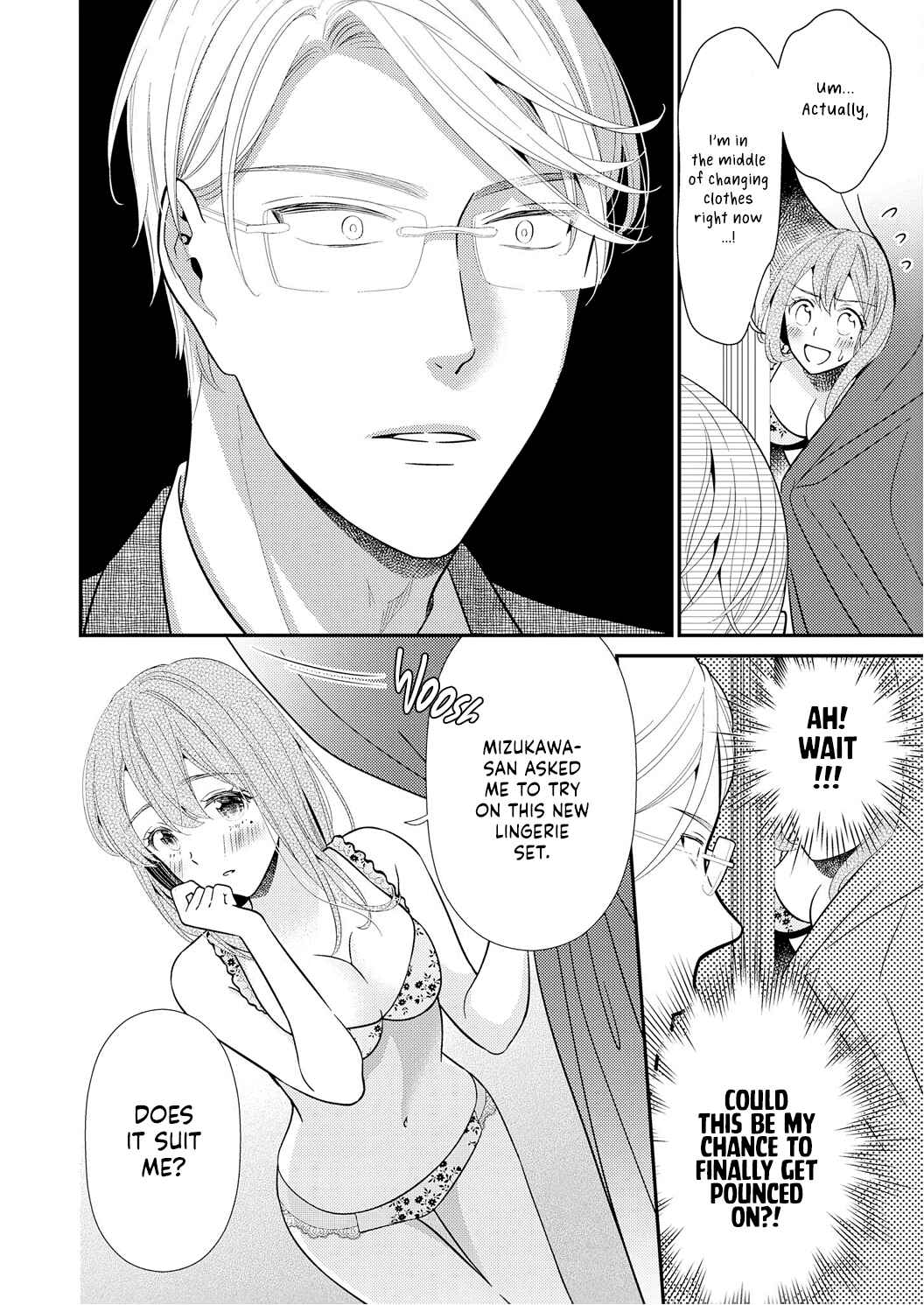 'Ecchi Shitai' to Itte Kure - Seijin (?) Buchou to Junshin (?) OL Chapter 5 - Page 23