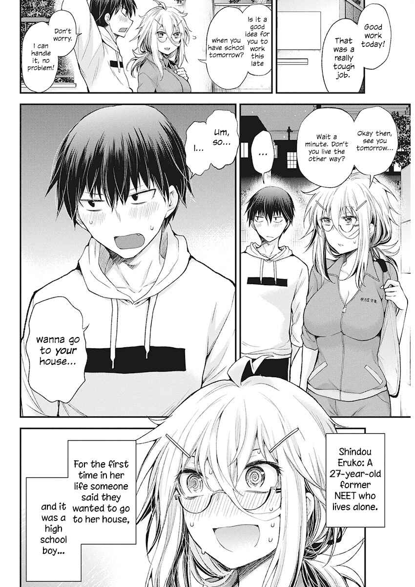 Shingeki no Eroko-san: Hen na Oneesan wa Danshi Kousei to Nakayoku Naritai Chapter 9 - Page 2