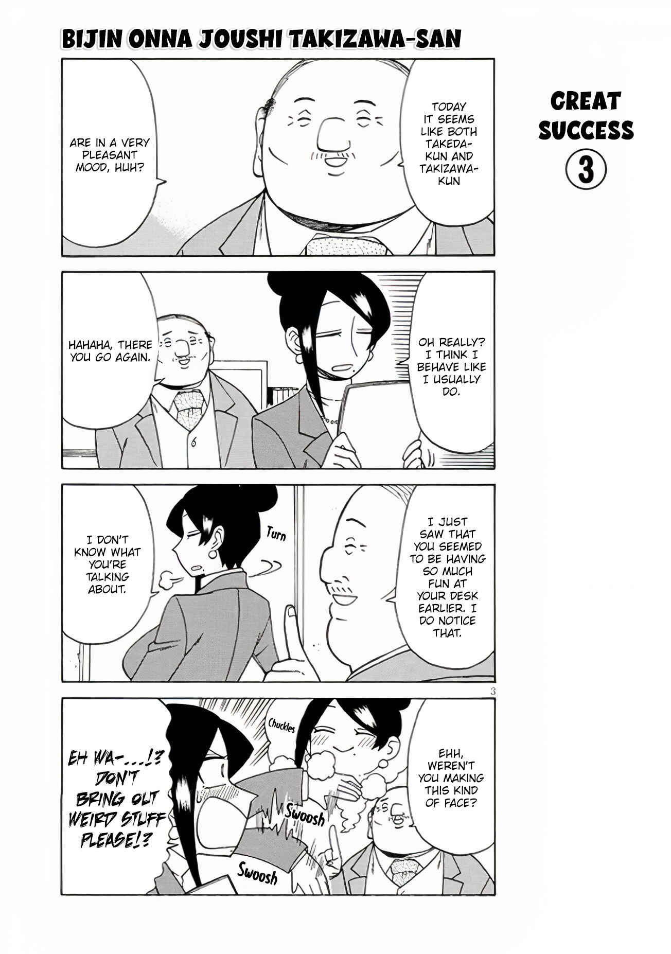 Bijin Onna Joushi Takizawa-san Chapter 110 - Page 3