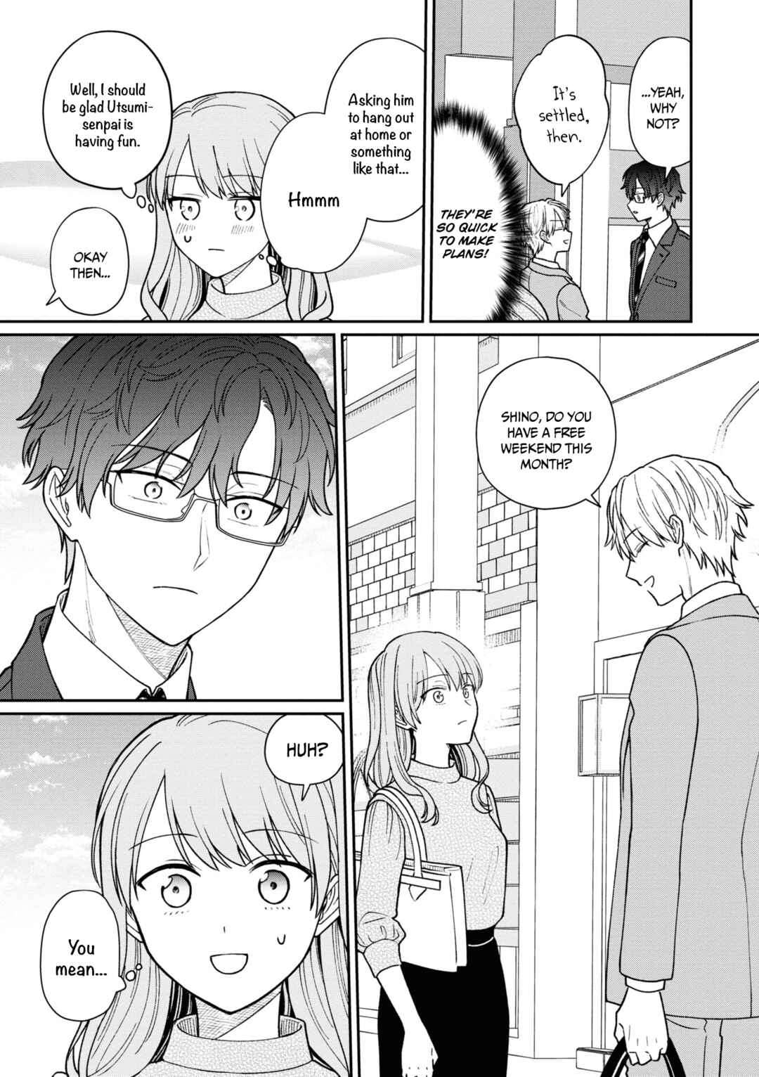 Kuuki ga "Yomeru" Shinnyuu Shain to Buaisou na Senpai Chapter 36 - Page 4