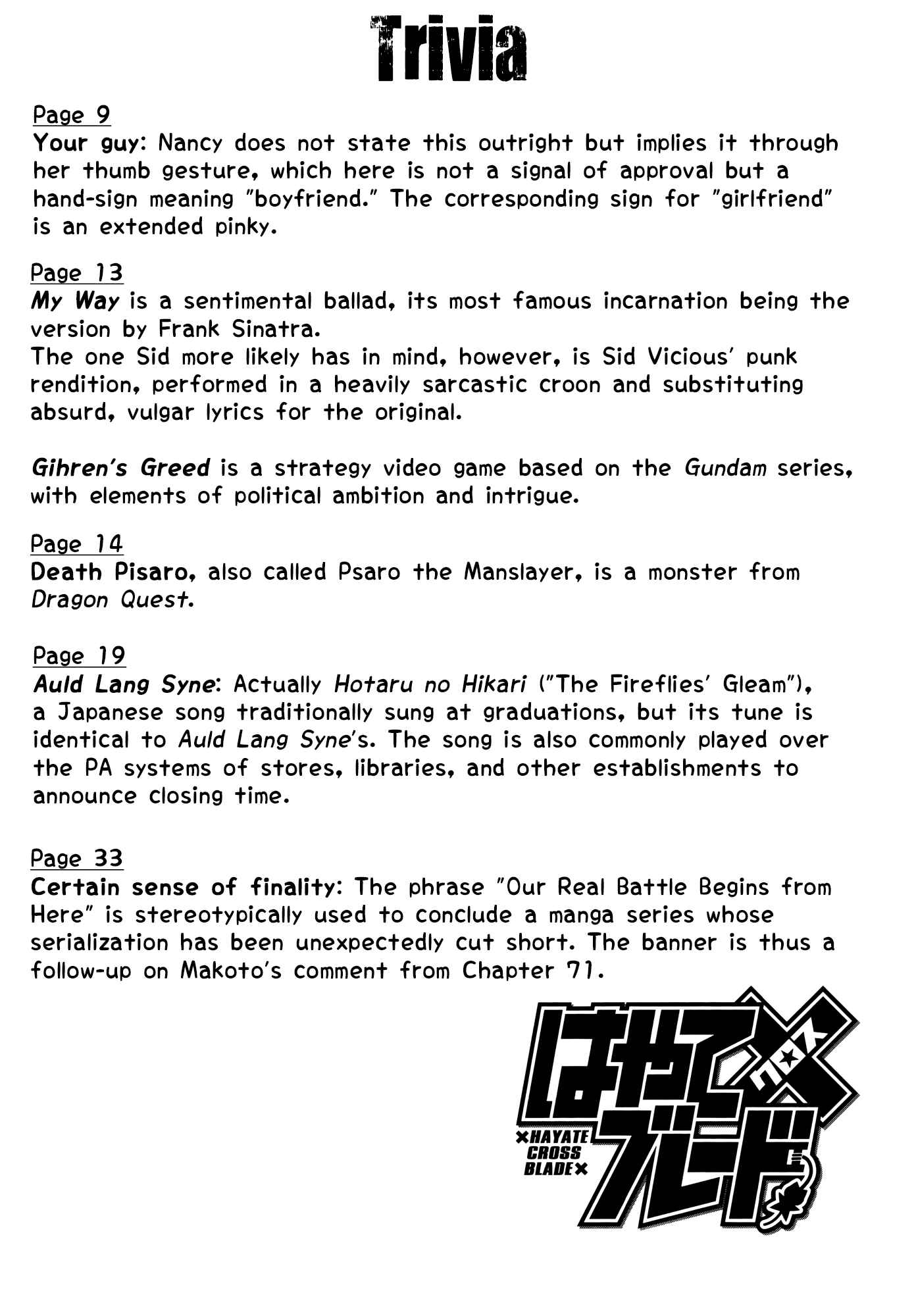 Hayate x Blade Chapter 72 - Page 40