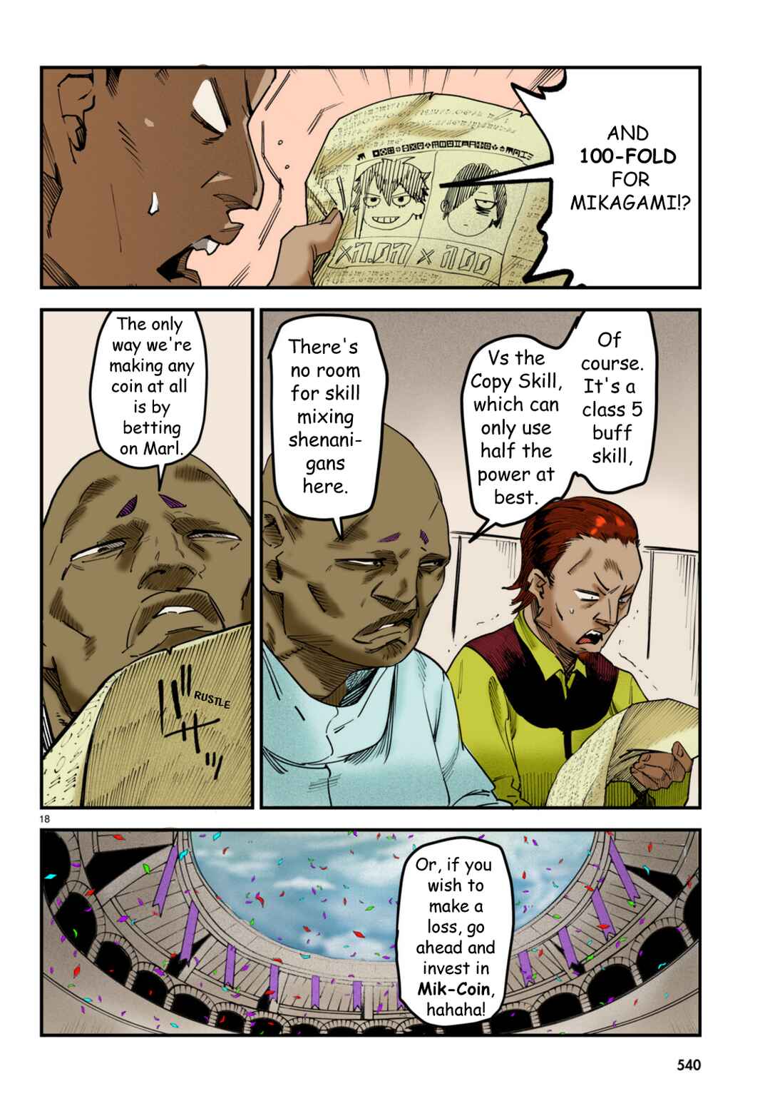 Reincarnation Coliseum: The Weakest Skill Conquers the Strongest Women and Creates a Harem (Fan Colored) Chapter 4 - Page 19