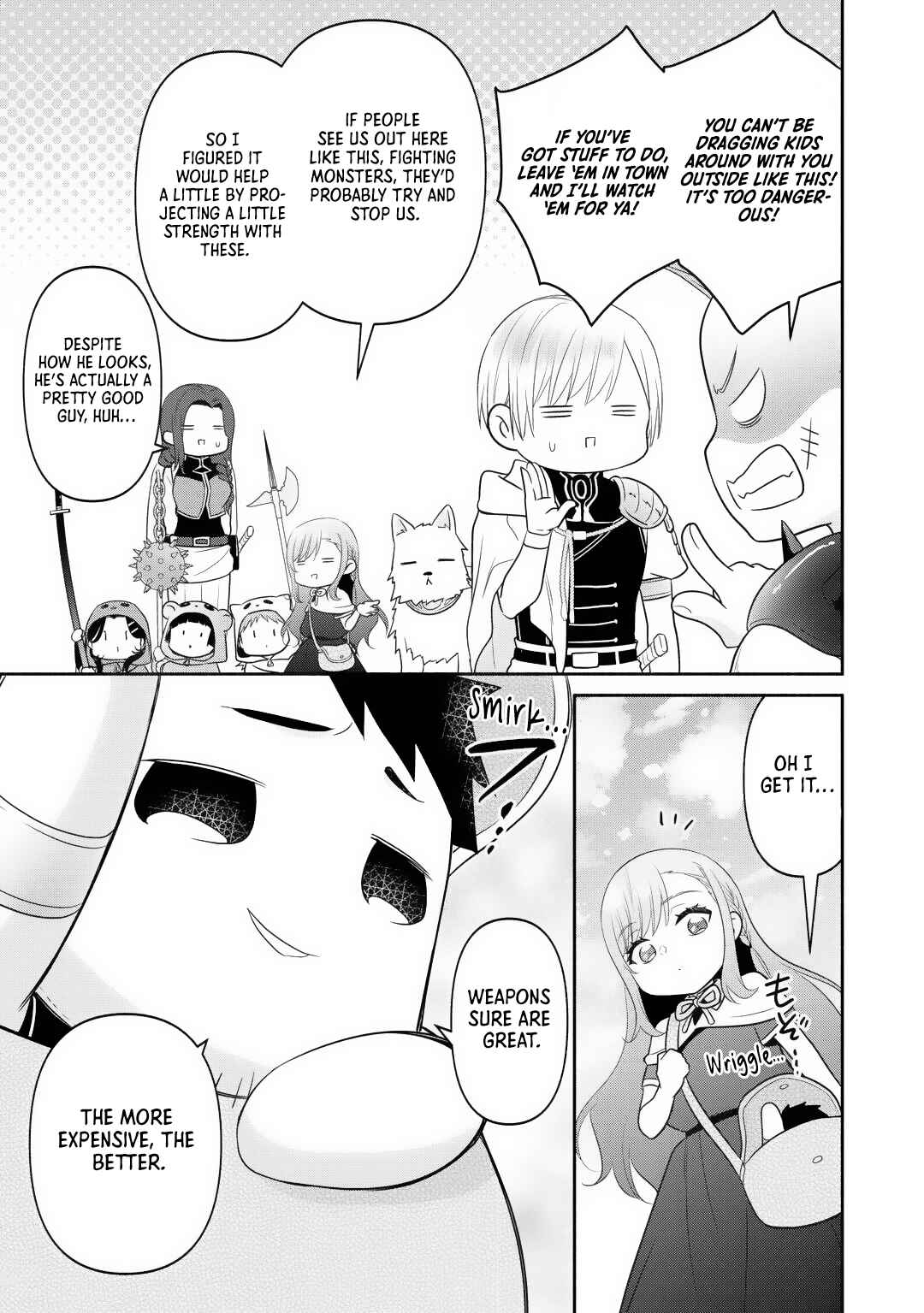 Tensei Youjo.: Shinjuu to Ouji to, Saikyou no Oji-san Youhei-dan no Naka de Ikiru Chapter 28 - Page 9