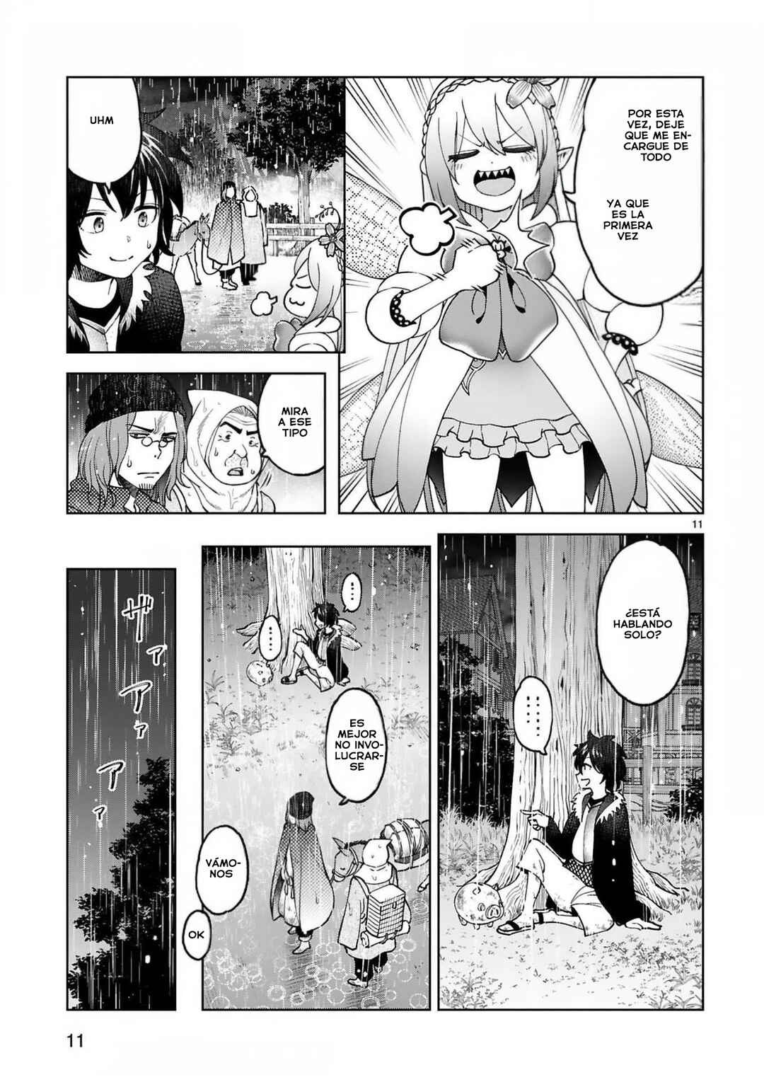 Kashita Maryoku wa "Ribobarai" de Kyousei Choushuu ~Youzumi to Party Tsuihousareta Ore wa, Kawaii Support Yousei to Issho ni Toritateta Maryoku wo Unyou shite Saikyou wo Mezasu.~ Chapter 3 - Page 12