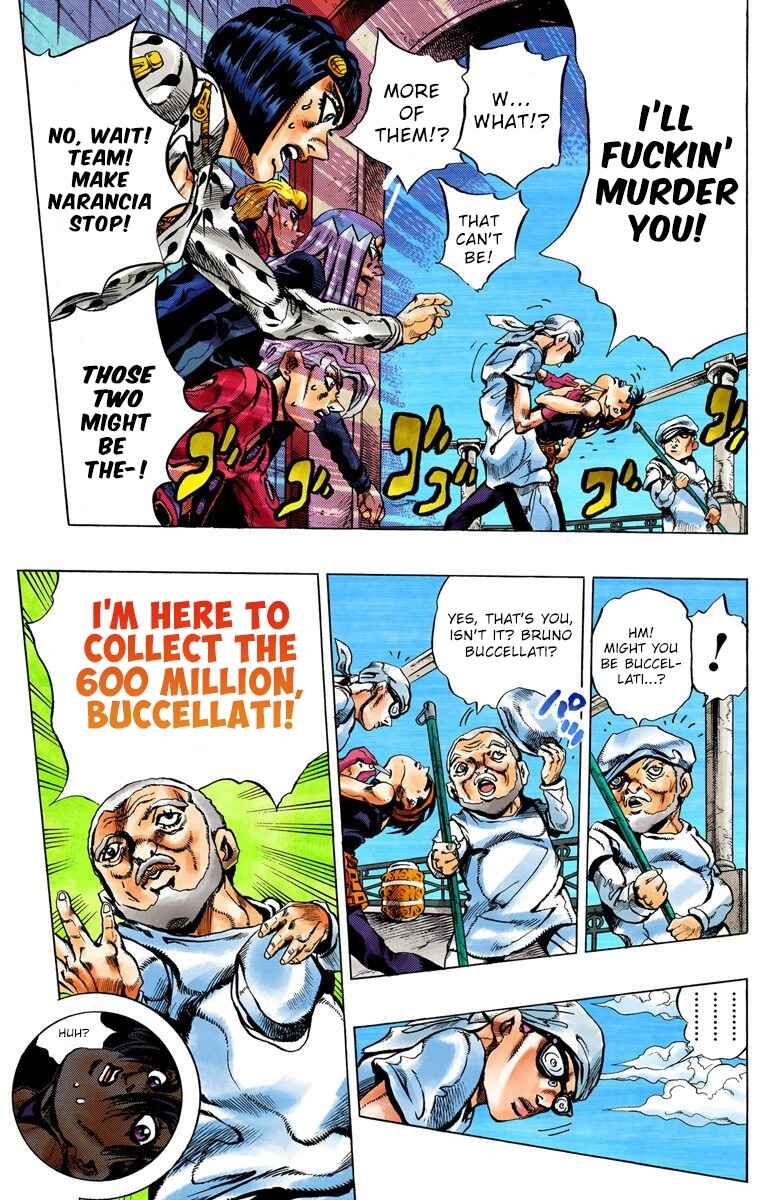 JoJo no Kimyou na Bouken: Part 5 - Ougon no Kaze Color-ban Chapter 29 - Page 10