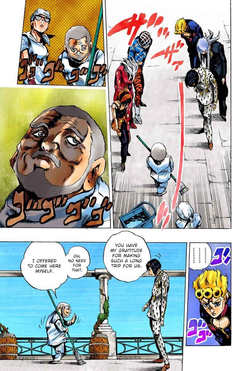 JoJo no Kimyou na Bouken: Part 5 - Ougon no Kaze Color-ban Chapter 29 - Page 12