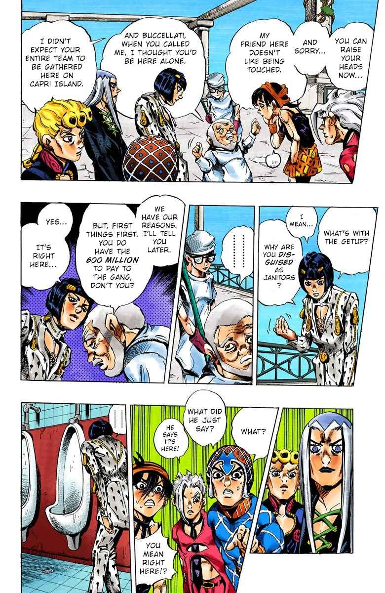 JoJo no Kimyou na Bouken: Part 5 - Ougon no Kaze Color-ban Chapter 29 - Page 13