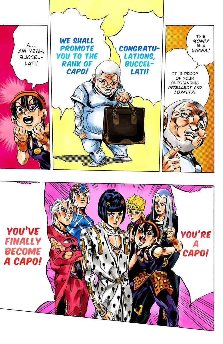 JoJo no Kimyou na Bouken: Part 5 - Ougon no Kaze Color-ban Chapter 29 - Page 16