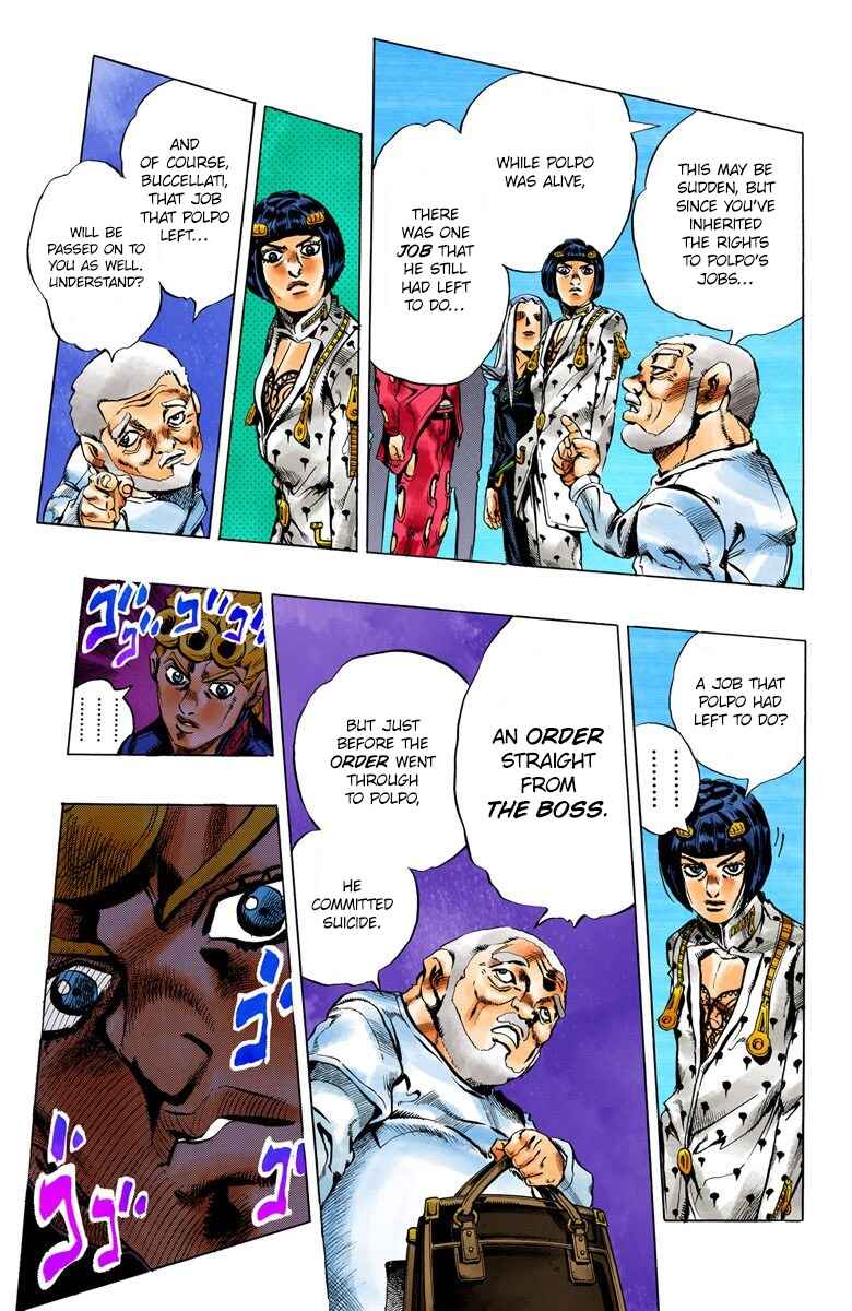 JoJo no Kimyou na Bouken: Part 5 - Ougon no Kaze Color-ban Chapter 29 - Page 18