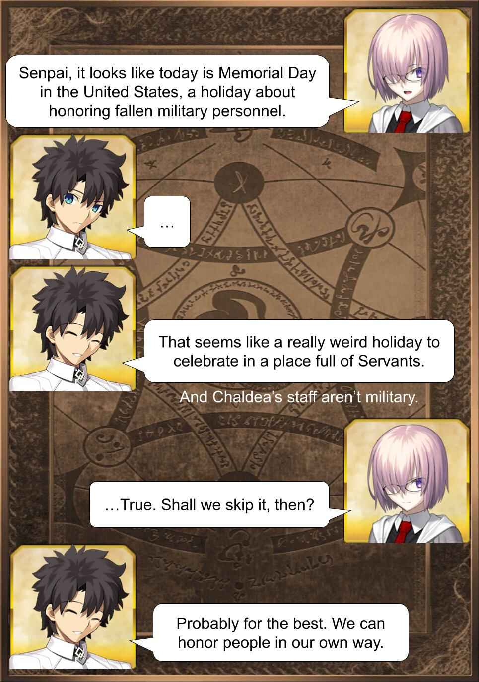 Daily Chaldea Chapter 2581 - Page 1