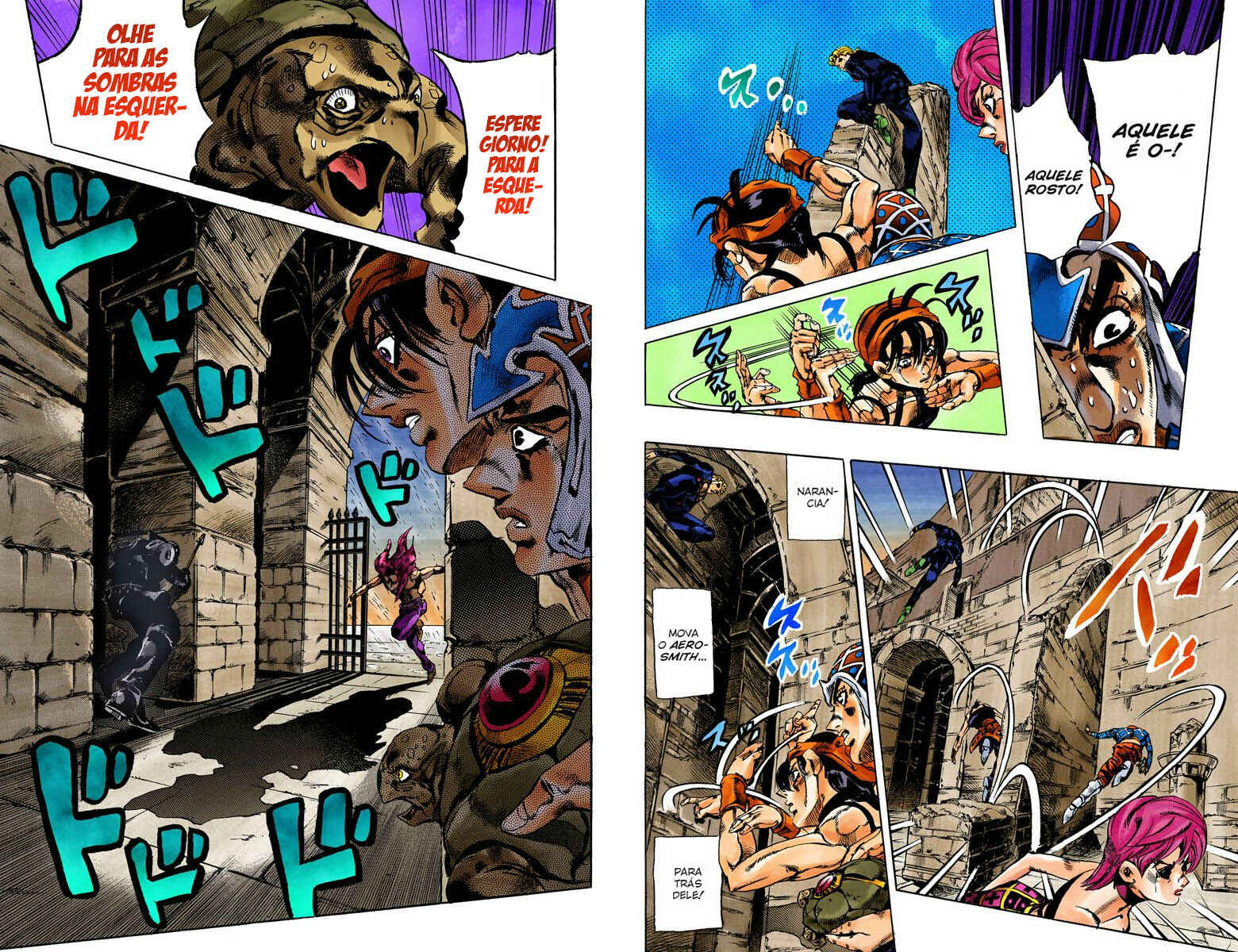 JoJo no Kimyou na Bouken: Part 5 - Ougon no Kaze Color-ban Chapter 135 - Page 8