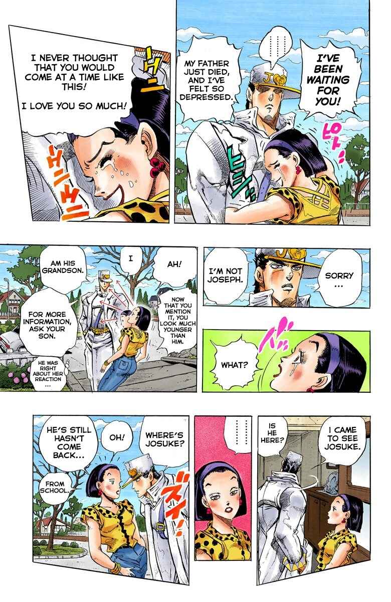 JoJo no Kimyou na Bouken: Part 4 - Diamond wa Kudakenai Color-ban Chapter 11 - Page 4