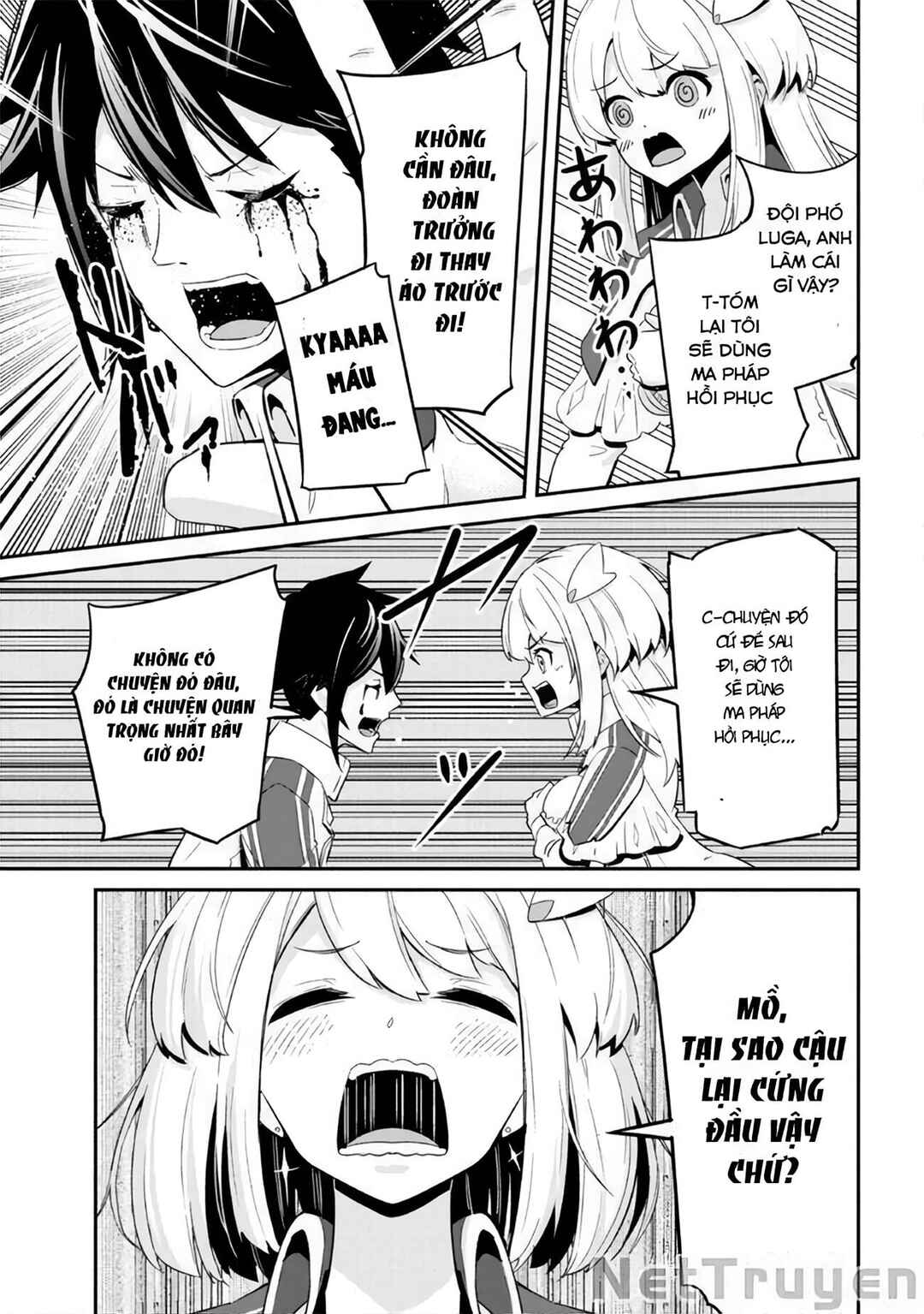 Seikishi ni Natta kedo Danchou no Oppai ga Sugosugite Kokoro ga Kiyomerarenai Chapter 1 - Page 32