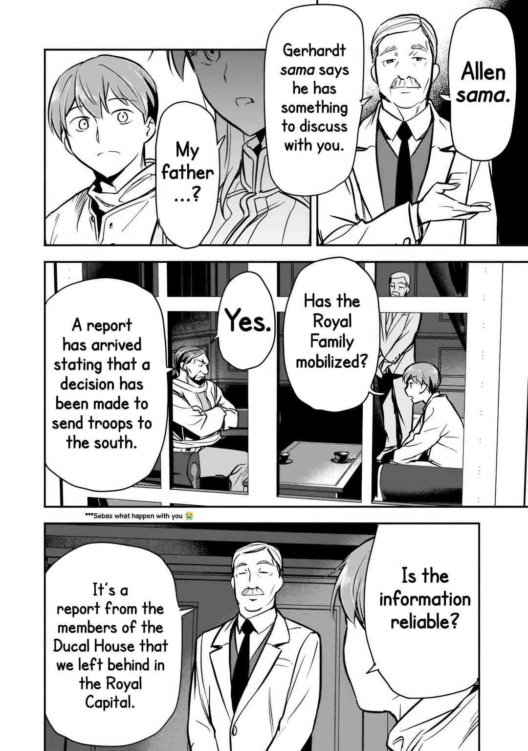 Chounin A wa Akuyaku Reijou o Doushitemo Sukuitai: Dobu to Sora to Koori no Himegimi Chapter 47.2 - Page 12