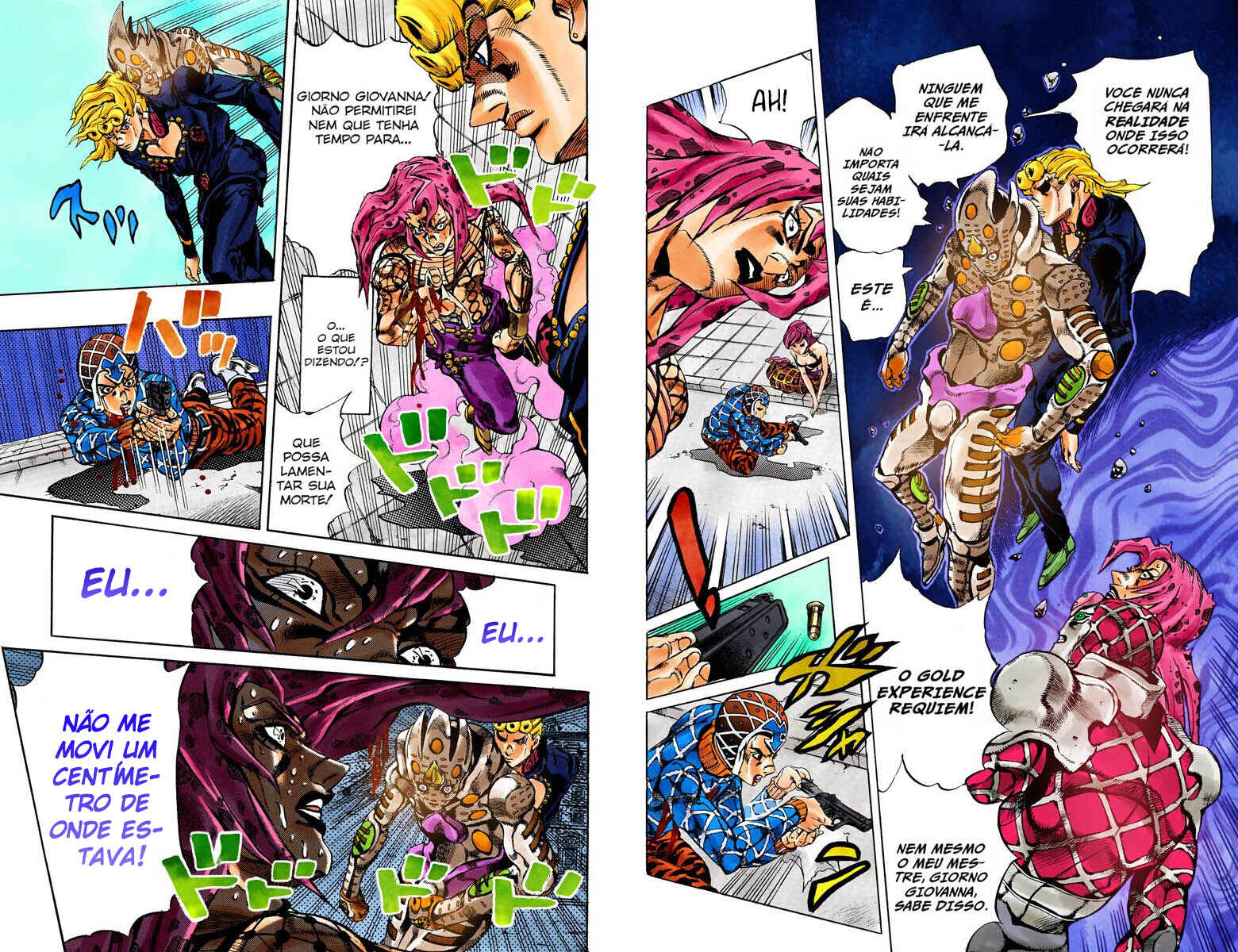 JoJo no Kimyou na Bouken: Part 5 - Ougon no Kaze Color-ban Chapter 148 - Page 9
