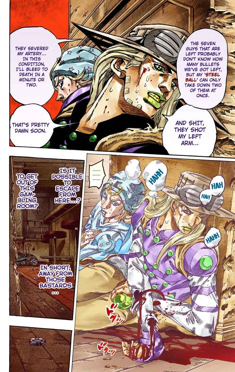 JoJo no Kimyou na Bouken: Part 7 - Steel Ball Run Color-ban Chapter 47 - Page 16
