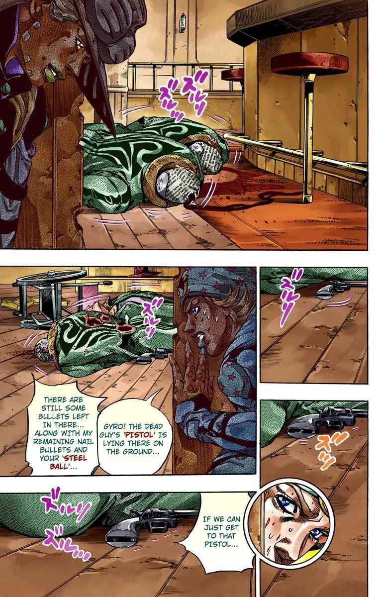JoJo no Kimyou na Bouken: Part 7 - Steel Ball Run Color-ban Chapter 47 - Page 21