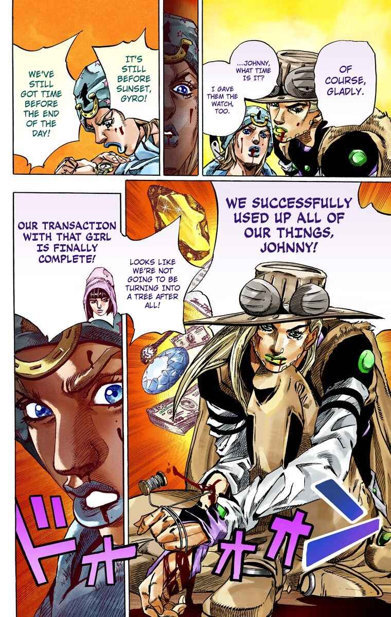 JoJo no Kimyou na Bouken: Part 7 - Steel Ball Run Color-ban Chapter 47 - Page 34