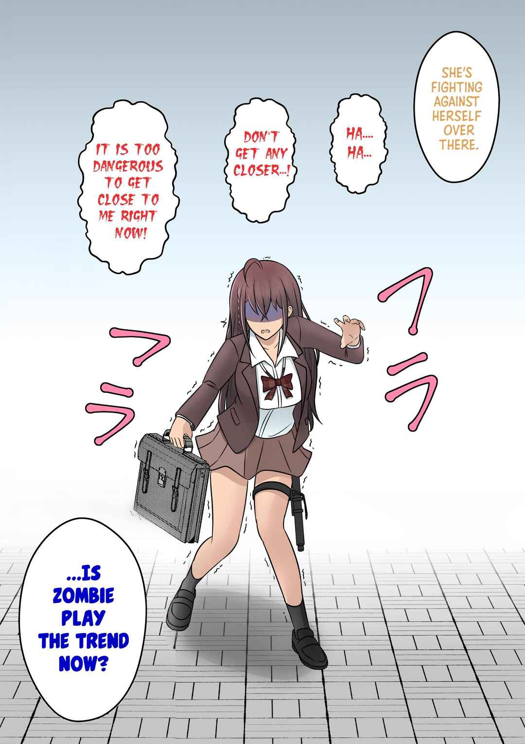 Danjo-hi 1:39 no Heikou Sekai wa Omoi no Hoka Futsuu (Fan Colored) Chapter 87 - Page 2