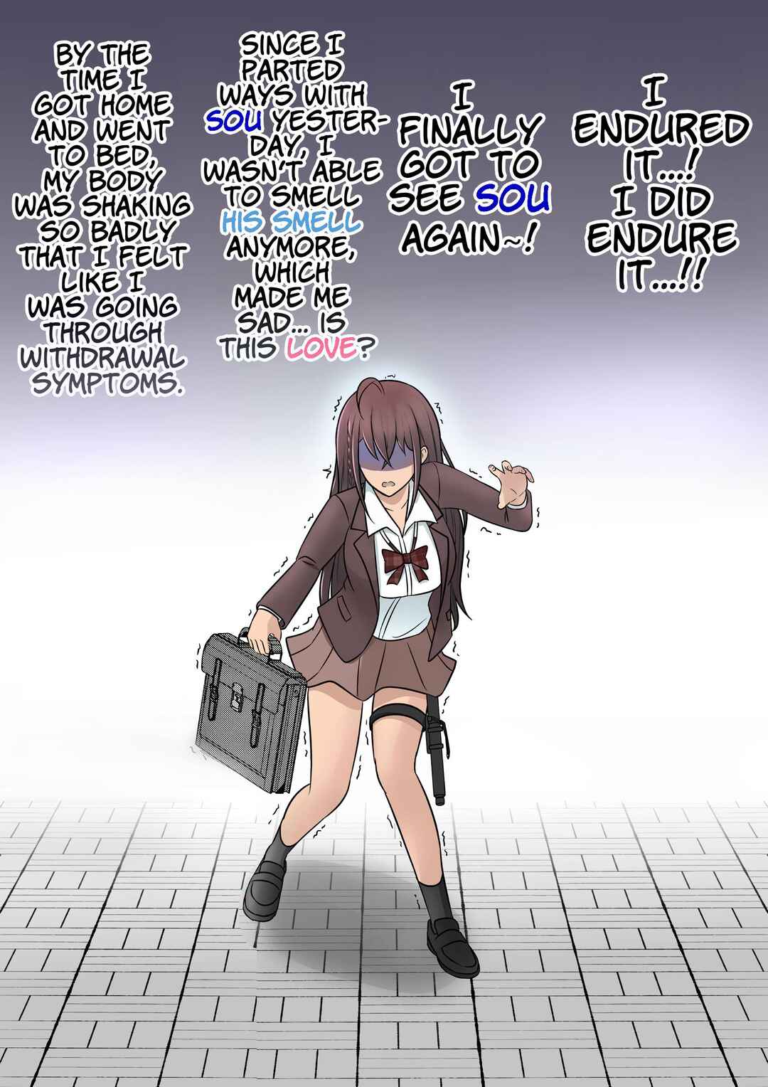 Danjo-hi 1:39 no Heikou Sekai wa Omoi no Hoka Futsuu (Fan Colored) Chapter 87 - Page 3