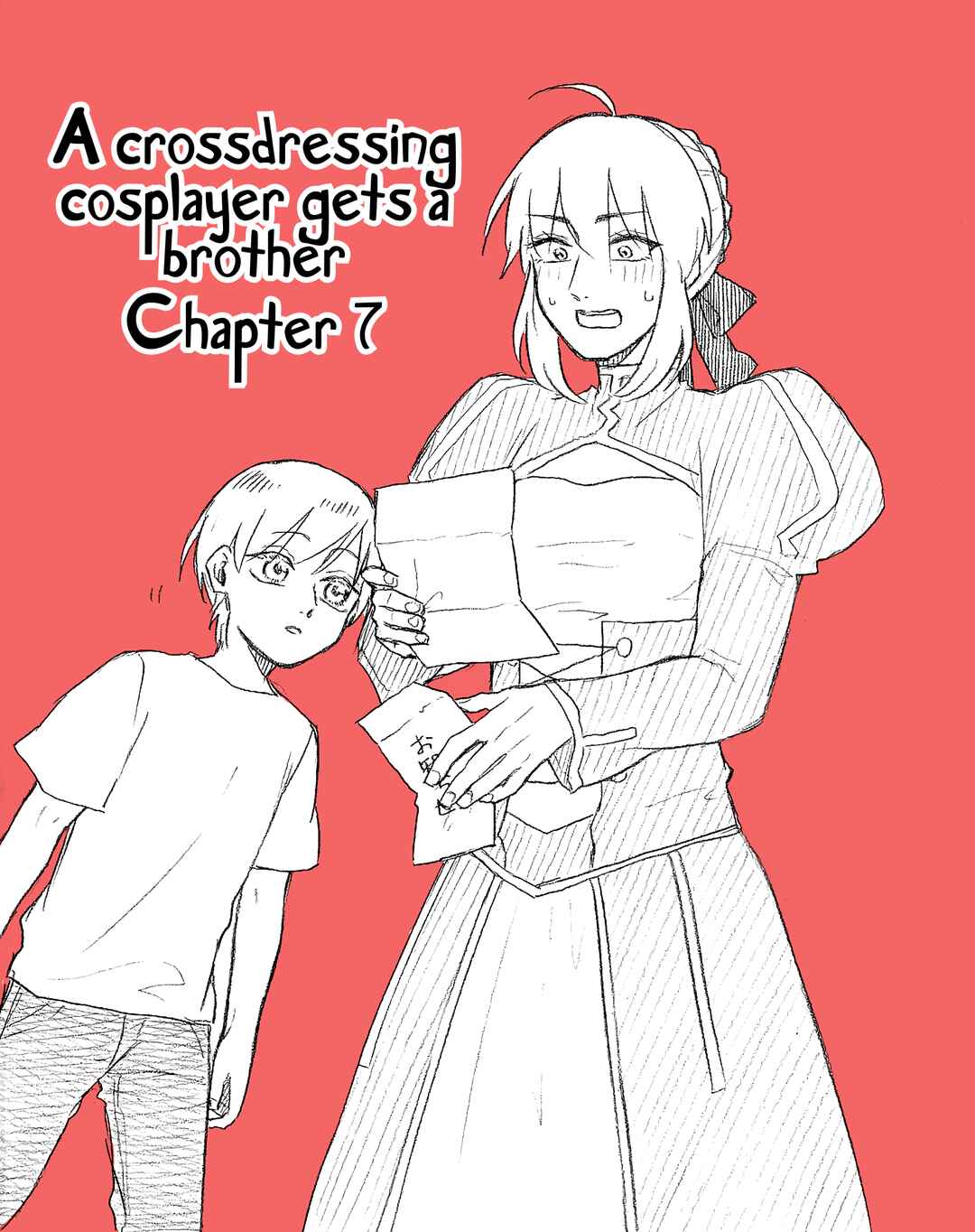 Josou Cosplayer ni Otouto ga Dekiru Manga Chapter 7.3 - Page 1