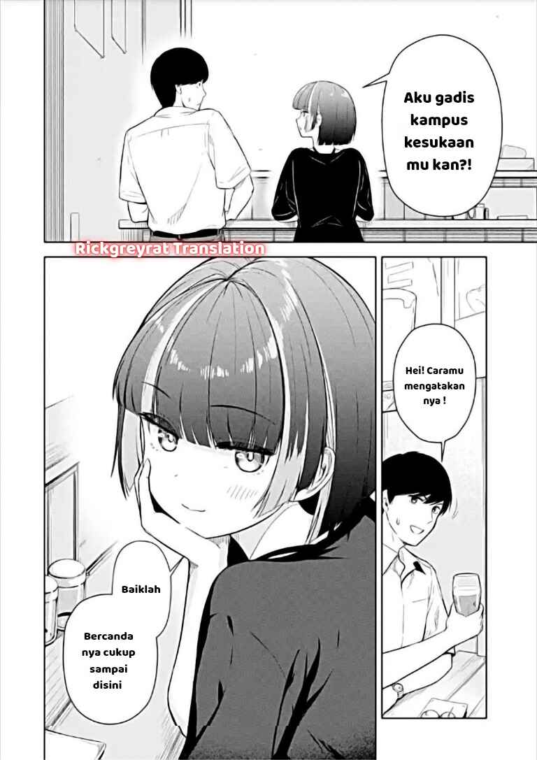 Tachinomi Izakaya de Kuudere Downer-kei Joshidaisei ga Tonari ni Kuru Hanashi Chapter 12 - Page 9