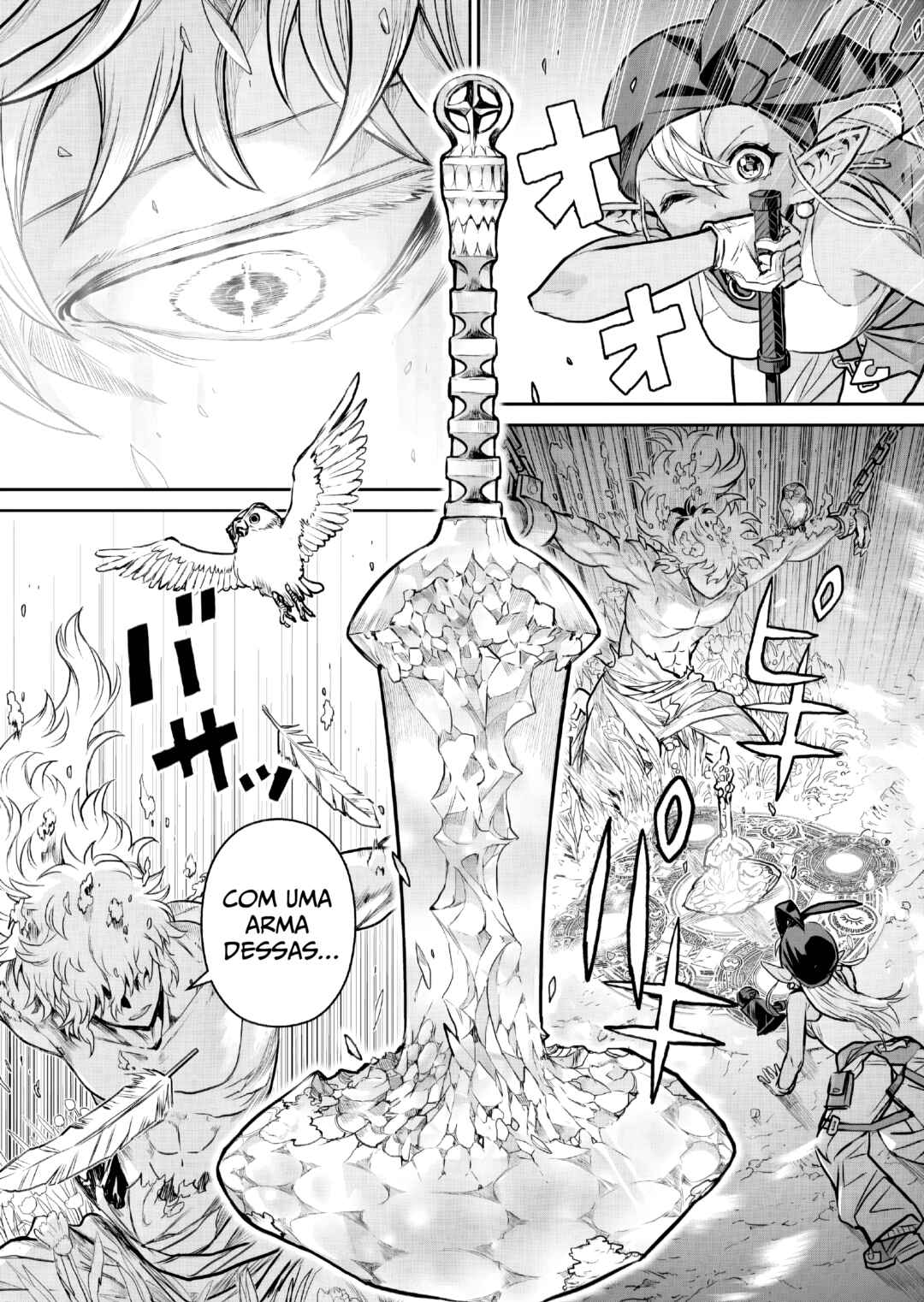 Abandoned: Tsuyosugite Buki ga Kowareru Yuusha to Buki Shokunin no Elf Chapter 1 - Page 34