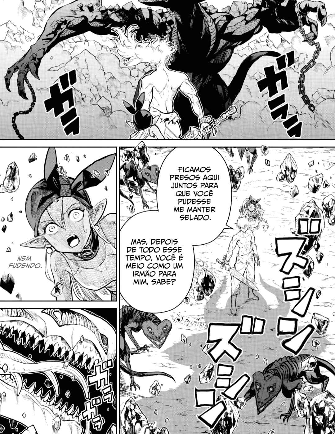 Abandoned: Tsuyosugite Buki ga Kowareru Yuusha to Buki Shokunin no Elf Chapter 1 - Page 37