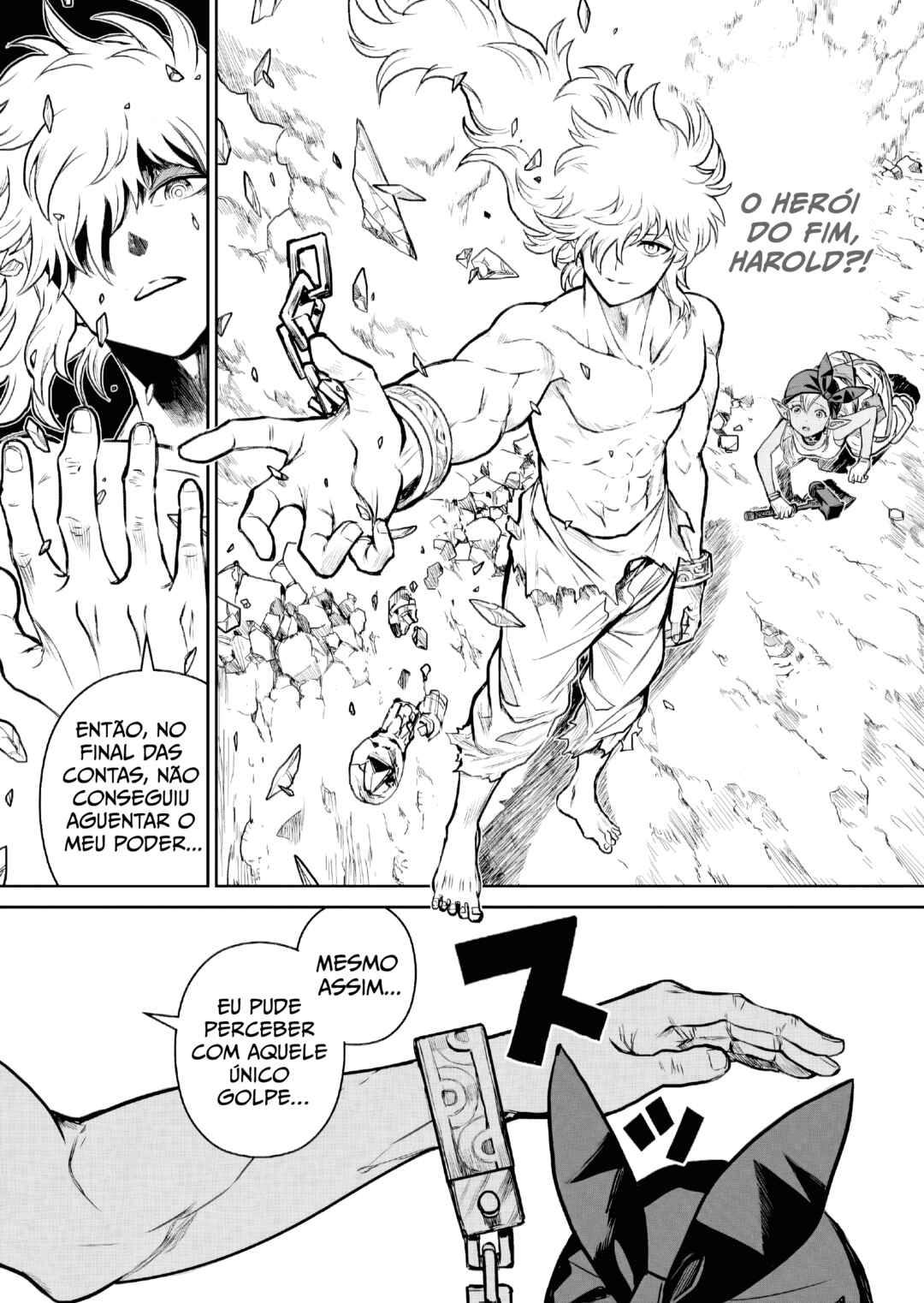Abandoned: Tsuyosugite Buki ga Kowareru Yuusha to Buki Shokunin no Elf Chapter 1 - Page 47