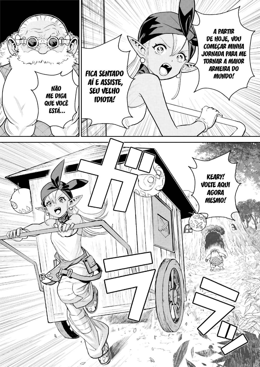 Abandoned: Tsuyosugite Buki ga Kowareru Yuusha to Buki Shokunin no Elf Chapter 1 - Page 9
