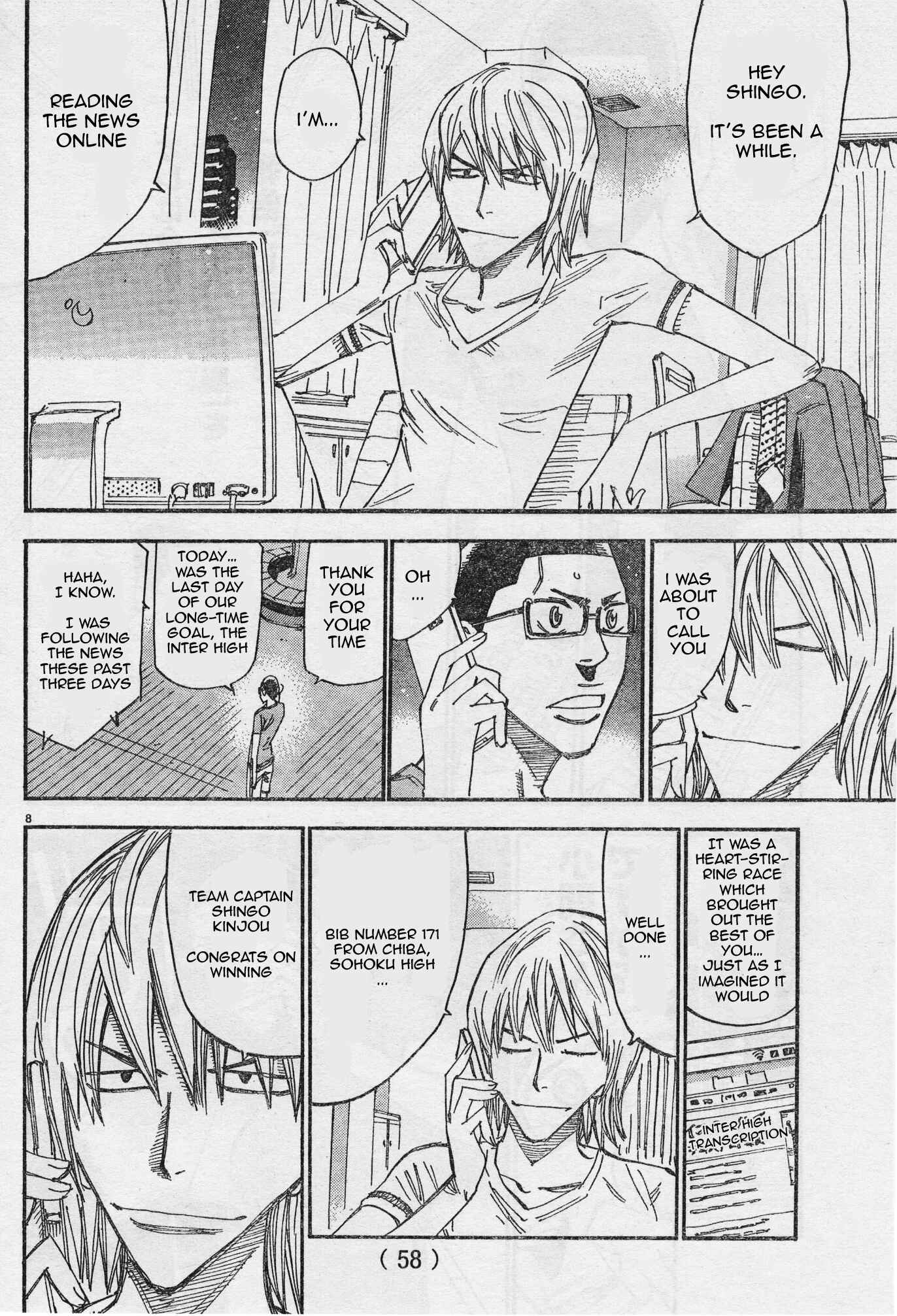 Yowamushi Pedal - Spare Bike Chapter 30 - Page 8