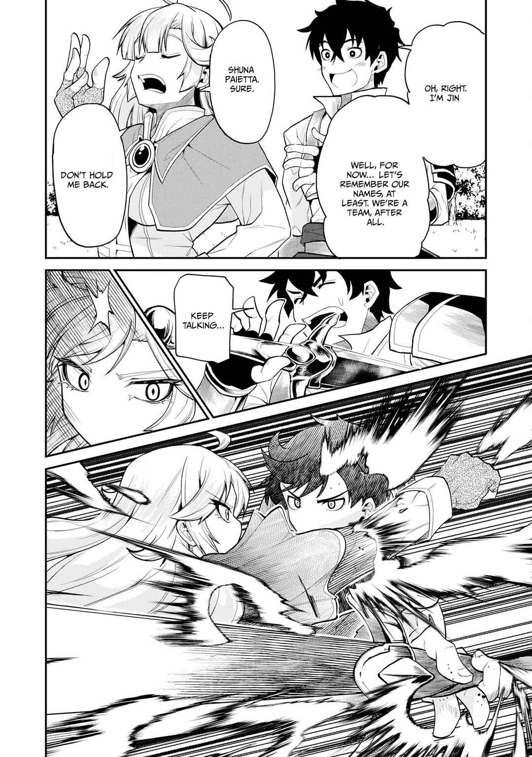 Jingai Kenshi wa Chikara ni Miserare Ura Meikyuu wo Kouryaku su Chapter 1 - Page 29